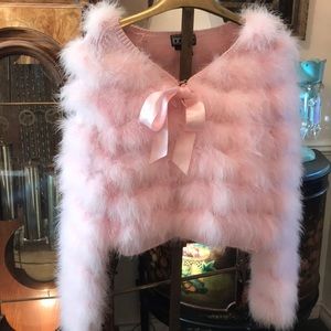 Delightful Marabou Sweater